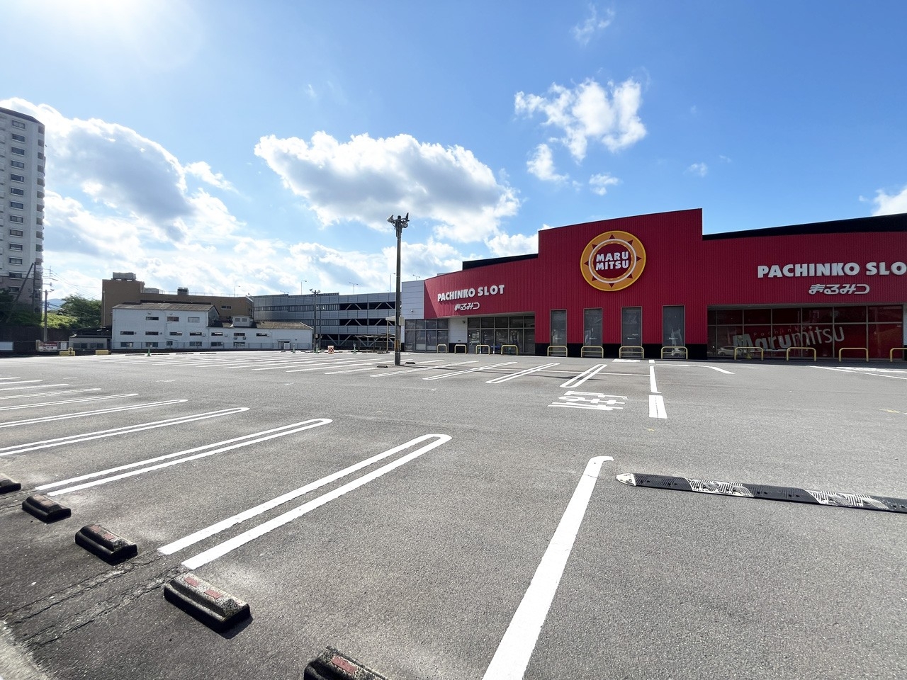 災害時の「地域防災拠点」となる、まるみつ長与店。