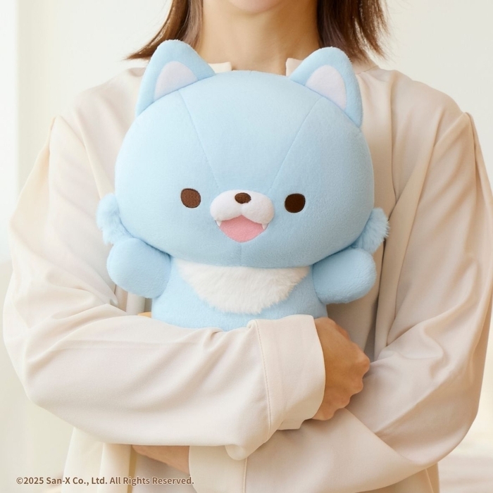 あったかぬいぐるみ アオイコオオカミ イメージ3