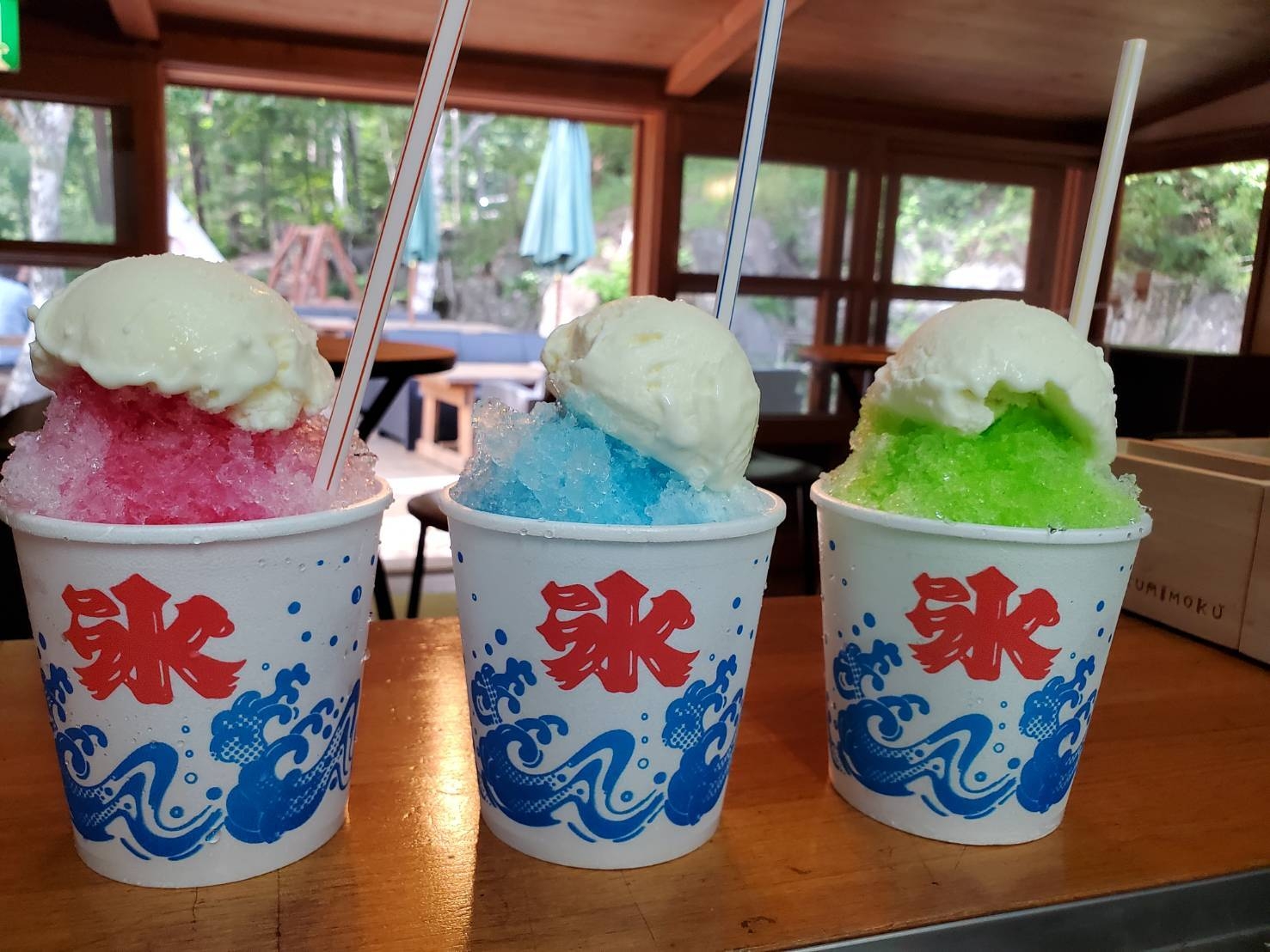 フロートかき氷