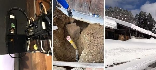 電圧・水道管・除雪機