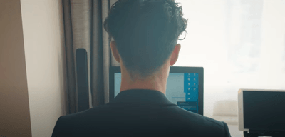 快適な個室でのビデオ会議も可能（施設により提供状況が異なります）