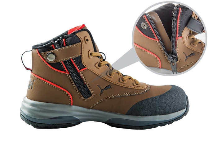 インサイドジッパー(ラピッド・ブラウン・ミッド・ジップ)