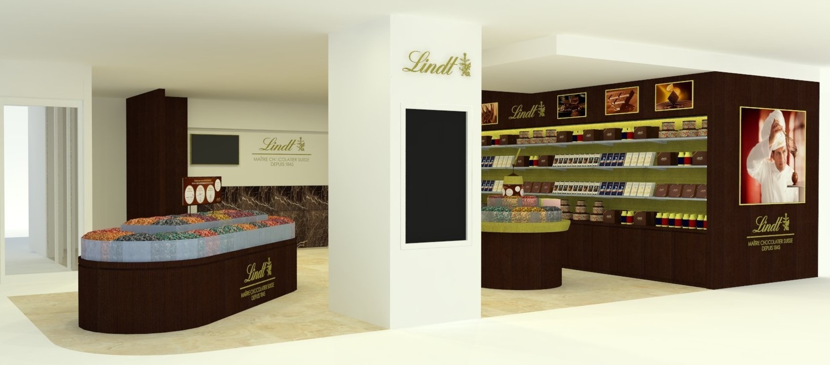 リンツ、九州初の「リンツ ショコラ ブティック」が アミュプラザ小倉