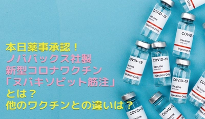 本日薬事承認！ノババックス社製 新型コロナワクチン「ヌバキソビット筋注」とは？他のワクチンとの違いなど当社専属の管理薬剤師が解説