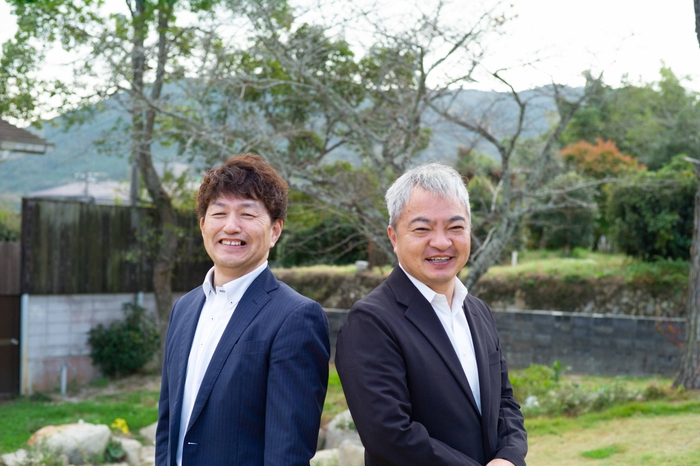 理事 竹永富夫さん(写真左) 代表理事 西田宏次朗さん(写真右)