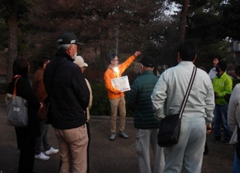 夜間避難体験会(過去開催の様子)