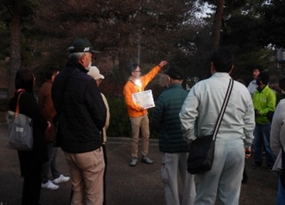 夜間避難体験会（過去開催の様子）
