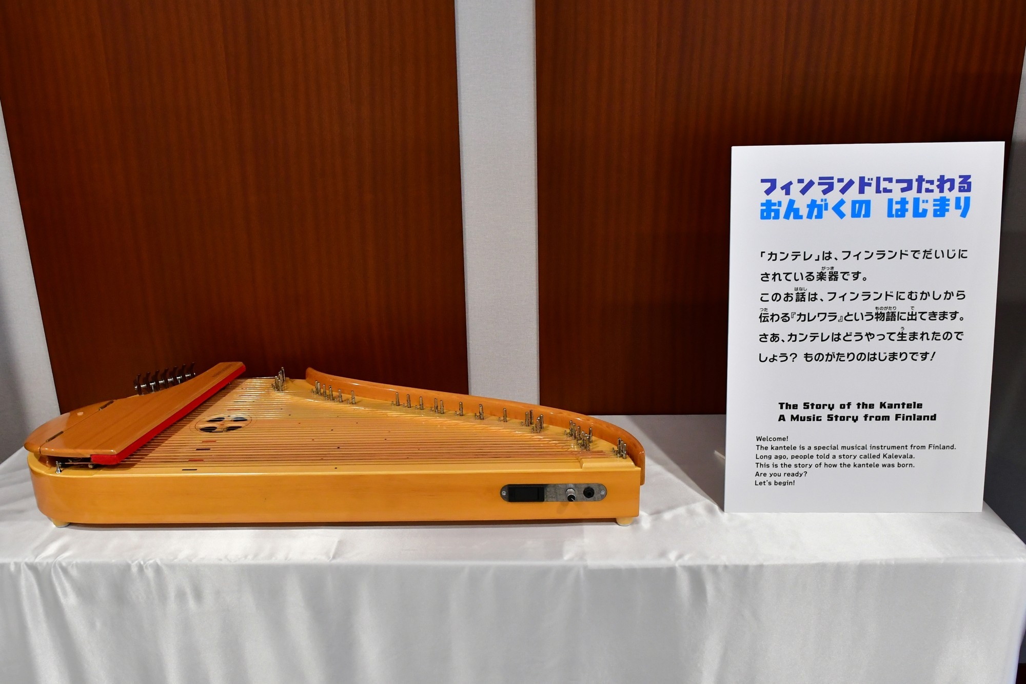 夏休み特別企画 「こどものための世界民族楽器展」を開催 | 一般財団