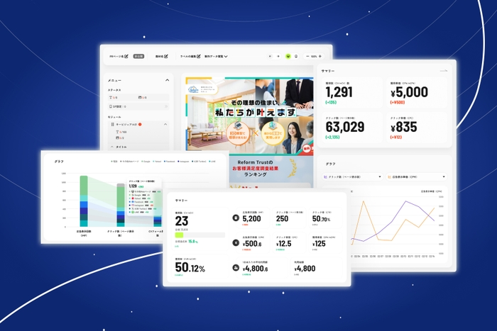 「Easier」の管理画面イメージ