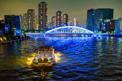 永代橋上流からの景色