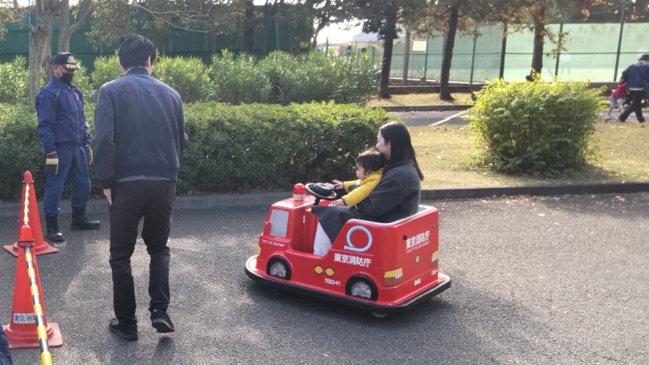 消防ミニカー(昨年開催時の様子)
