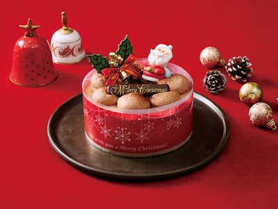 「クリスマスチョコ生ショート」4号（直径12cm）　¥3,800（税込）