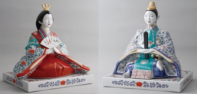 柿右衛門窯製　雛人形