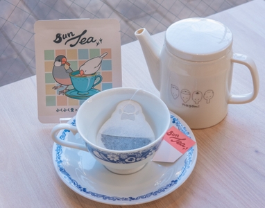 大人気の文鳥モチーフの紅茶『BunTea』