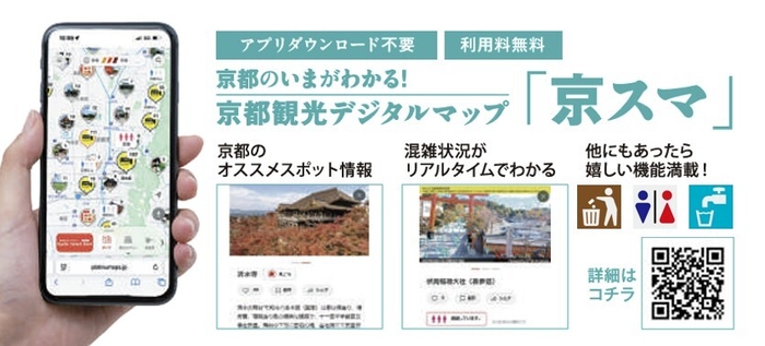 スマホひとつで京都観光が快適に!
