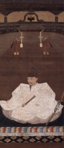 豊臣秀吉像　桃山時代、17世紀初期　絹本着色　池長孟コレクション