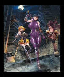 新作スマホアプリゲーム、 近未来くノ一アクションRPG『アクション対魔忍』を配信決定。