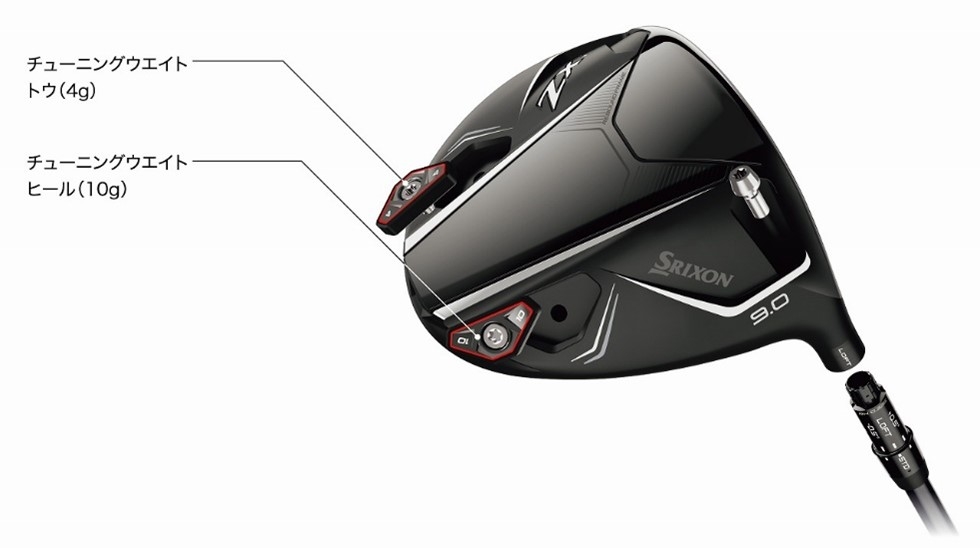 画像は「スリクソン ZXi ドライバー」です。