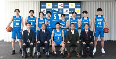 フルサト・マルカホールディングス、貝沼機工サービスと近畿大学体育会バスケットボール部がスポンサー契約を締結