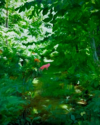 花園をモチーフに絵画作品を制作する今泉 敦子の個展が 12月3日より代官山シソンギャラリーにて開催