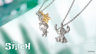 【ディズニー】ケイウノから新作ネックレス6/20(金)発売 「スティッチ」「スクランプ」をモチーフに
