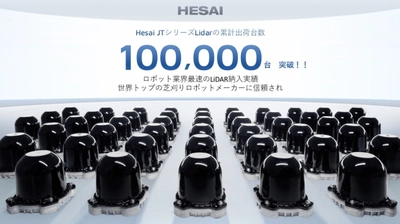 ロボットの“目”を進化　Hesai、ミニサイズ超広視野3D LiDAR「JTシリーズ」を世界ロボット大会で初公開