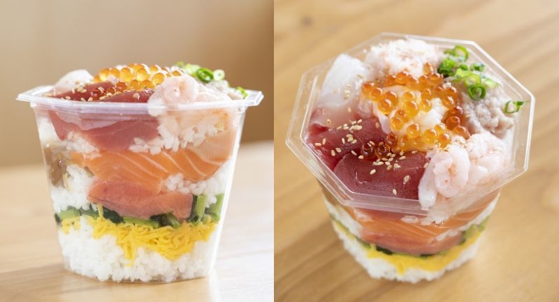 海鮮かさね寿司 1,180円(税抜)