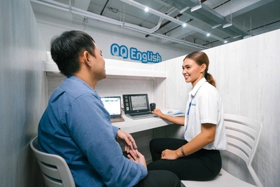 セブ島留学でのマンツーマンレッスンの様子