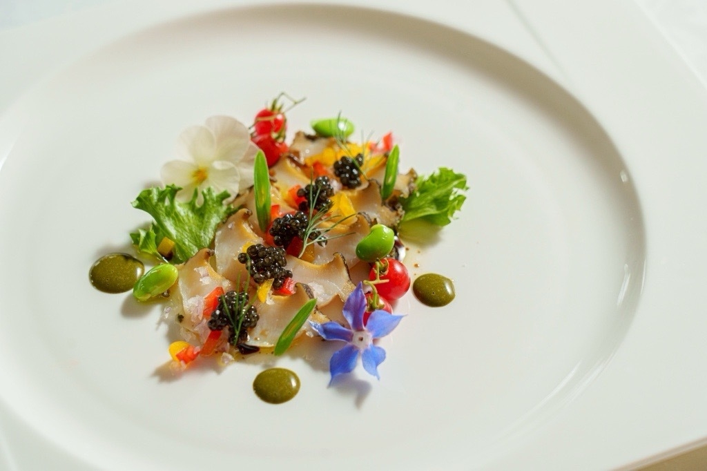 ▲淡路島 夏の3大食材 海の饗宴コースの一品