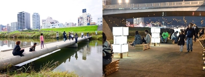 国交省登録「飯塚地区かわまちづくり計画」の実現に向けて　遠賀川河川敷の利活用を促進する2つの社会実験イベントを開催