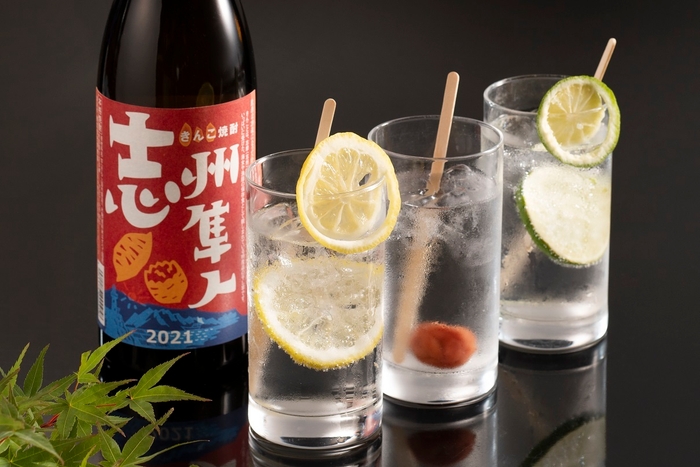 詩州隼人のソーダ割(檸檬・梅・ライム)