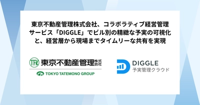東京不動産管理株式会社、コラボラティブ経営管理サービス「DIGGLE」でビル別の精緻な予実の可視化と、経営層から現場までタイムリーに予実・見込の共有を実現。経営管理DXの導入事例インタビュー記事を公開