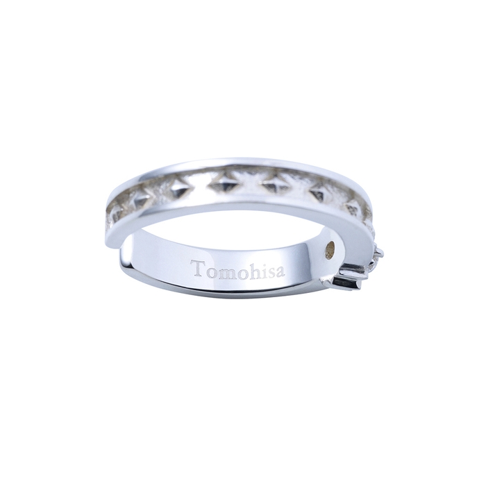 北門 倫毘沙 イヤーカフリング 内側刻印