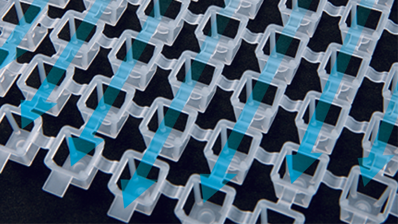 立体メッシュ構造のスーパースペーサー(特許取得済)