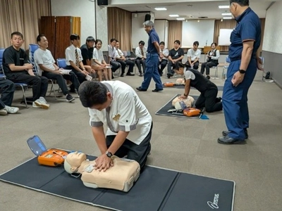 全ハイヤードライバーが「普通救命講習」修了へ