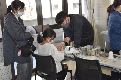 「今日から君も名探偵！～この指紋、誰のもん？～」ブース