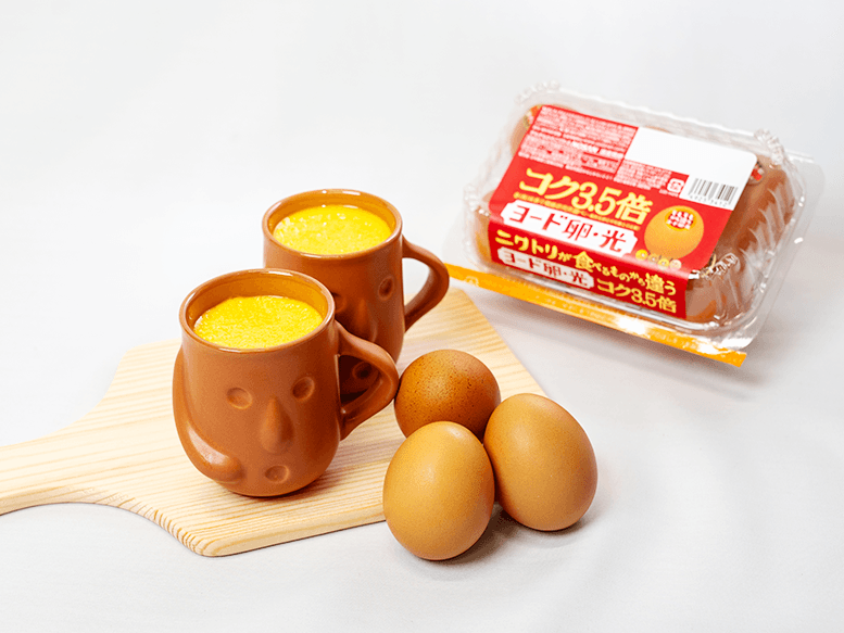コク3.5倍のたまご「ヨード卵・光」の贅沢とろ生プリン1