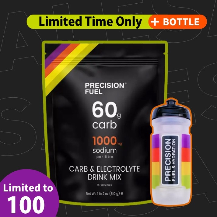 【限定100袋!ボトル付き】カーボ&電解質ドリンクミックス購入で500ml PF&Hボトルプレゼント!