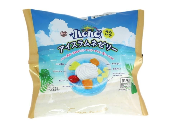 ハロハロみたいなアイスラムネゼリー画像(画像はイメージです。)