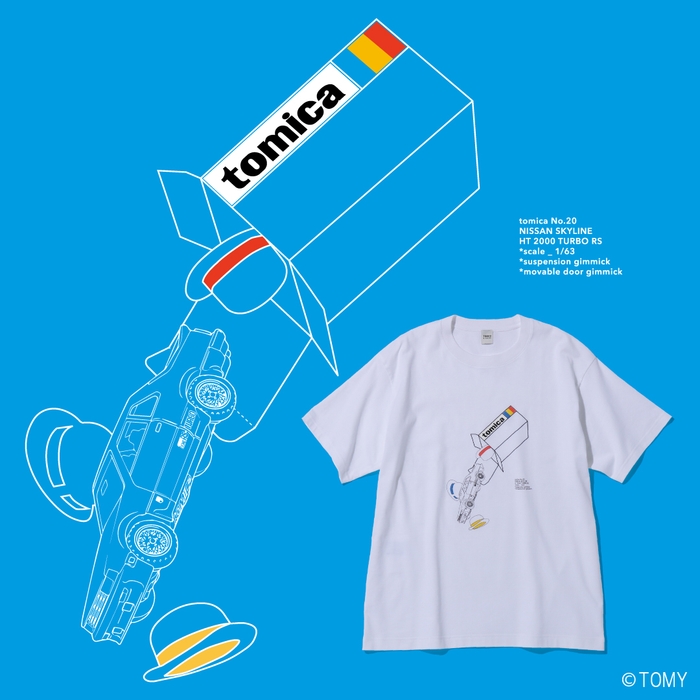 日産 スカイライン HT 2000 ターボ RS Tシャツ ¥8,360(税込)