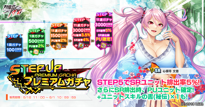 ステップアッププレミアムガチャ