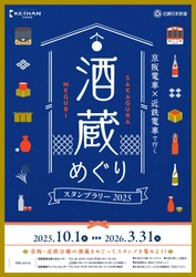 「京阪電車×近鉄電車で行く 酒蔵めぐりスタンプラリー2025」 10月1日(水)から新しい酒蔵を追加して実施します