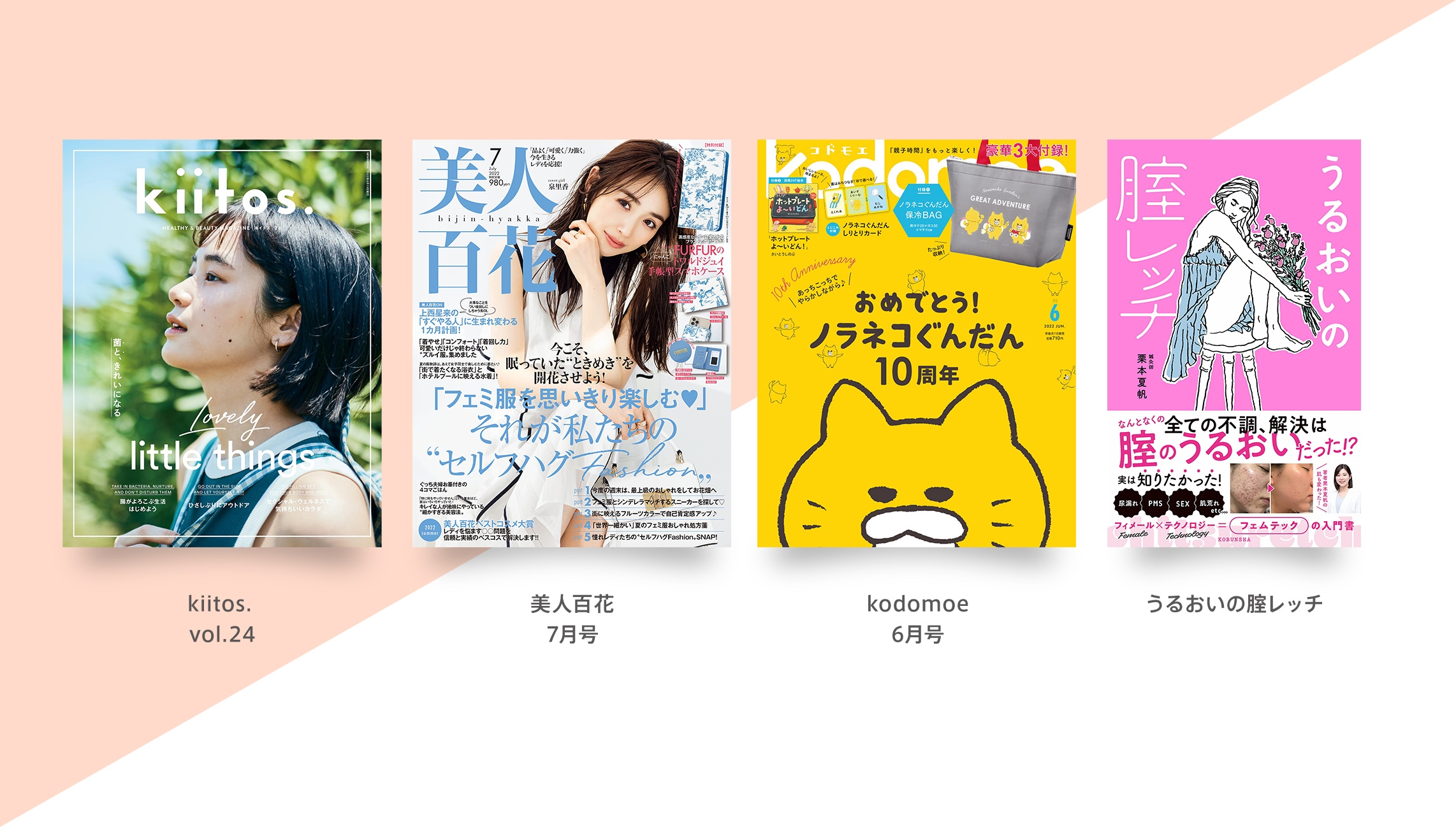 2020年4月~6月 ハナミスイの商品掲載雑誌/書籍