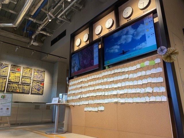 お客様に大好評！！紙絵馬に自由に思いを書いて気持ちもUP♪