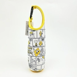 スヌーピー７５周年の記念デザインがうれしいペットボトルカバー。