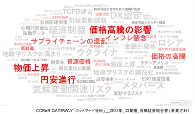 図１）2022年の事業環境