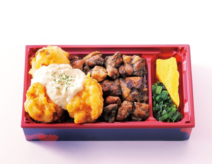 宮崎市【チキン南蛮専門店 金の皿】チキン南蛮と鶏炭火焼の弁当
