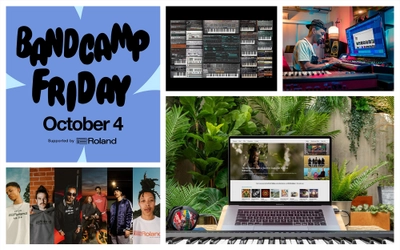アーティストやレーベルを支援するイベント　 「Bandcamp Friday」をローランドがサポート