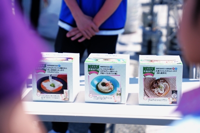 巽製粉は「こだわり乾麺部門」で出品