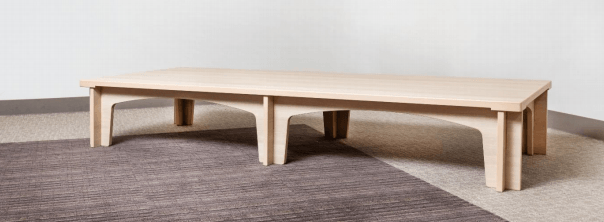 超軽量簡易ベッド(組み立て時)